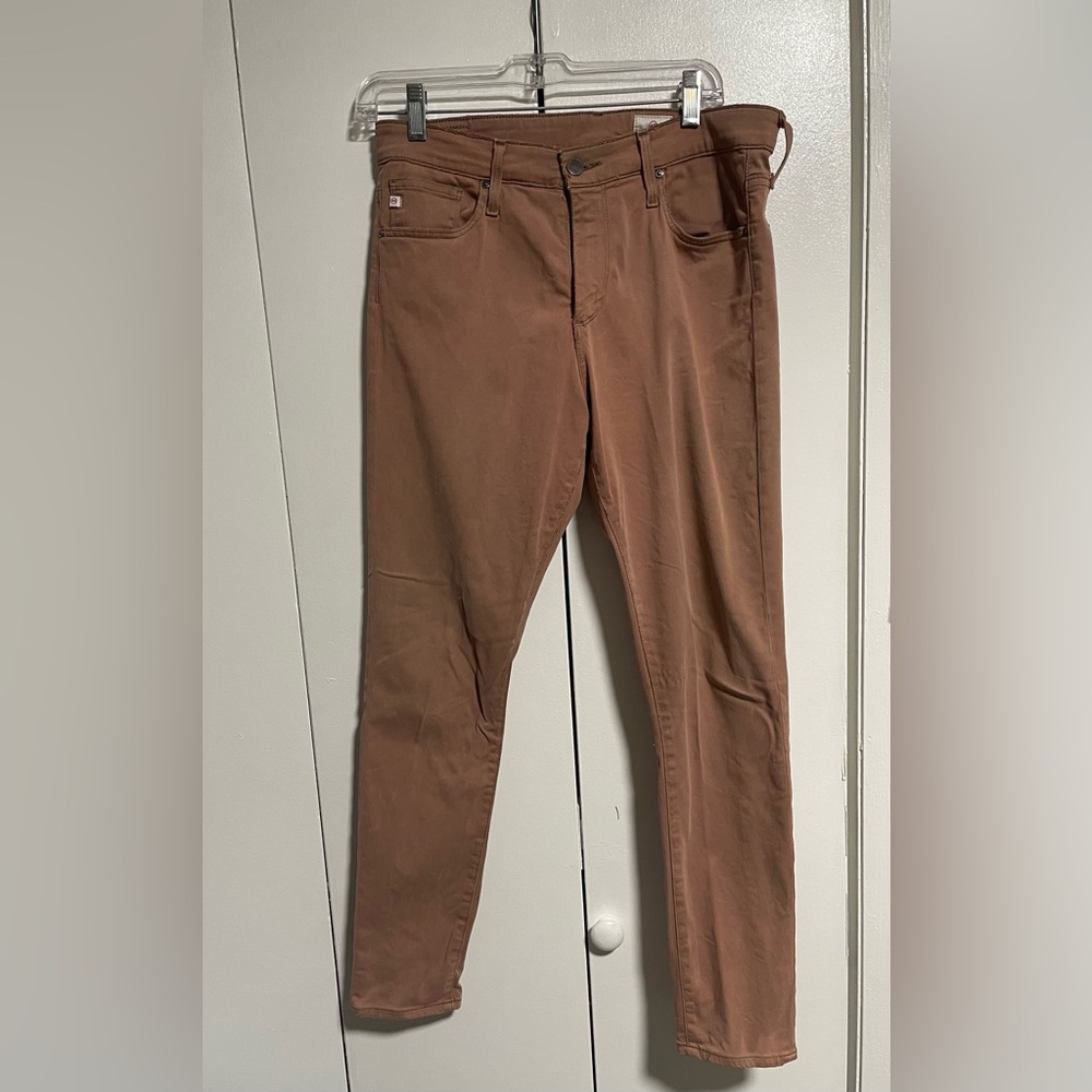 AG Adriano Goldschmied Women's Skinny Jeans in Brown